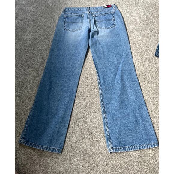 Vintage Tommy Hilfiger Jeans Womens Size 7 Blue Denim Light Wash UAV-UAV Y2K - Picture 9 of 9